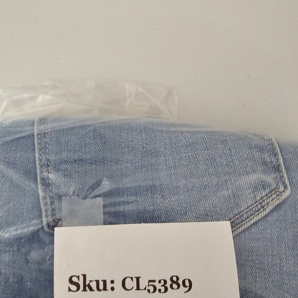 Frame Jeans Womens 25  Blue Le High Skinny Raw Hem Stretch Denim New - Picture 15 of 15